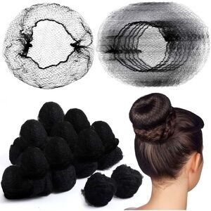 Hair Net for Food Service Workers Bulk 24 Inches Invisible Nylon Hair